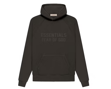 Fear of God Essentials SS Tee Sycamore Essentials Hoodie Off Black