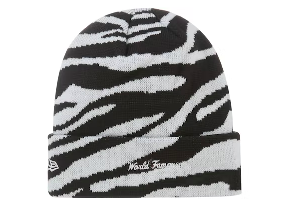 Supreme New Era Box Logo Beanie (FW22) Zebra – RIF LA