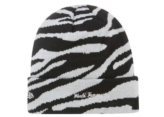 Supreme New Era Box Logo Beanie (FW22) Zebra – RIF LA Supreme New Era Box Logo Beanie (FW22) Zebra – RIF LA