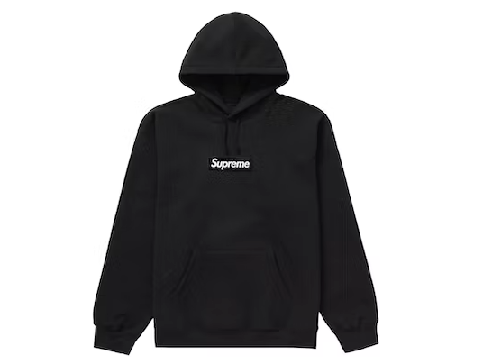 Supreme West Hollywood Box Logo Hooded Sweatshirt Black – RIF LA