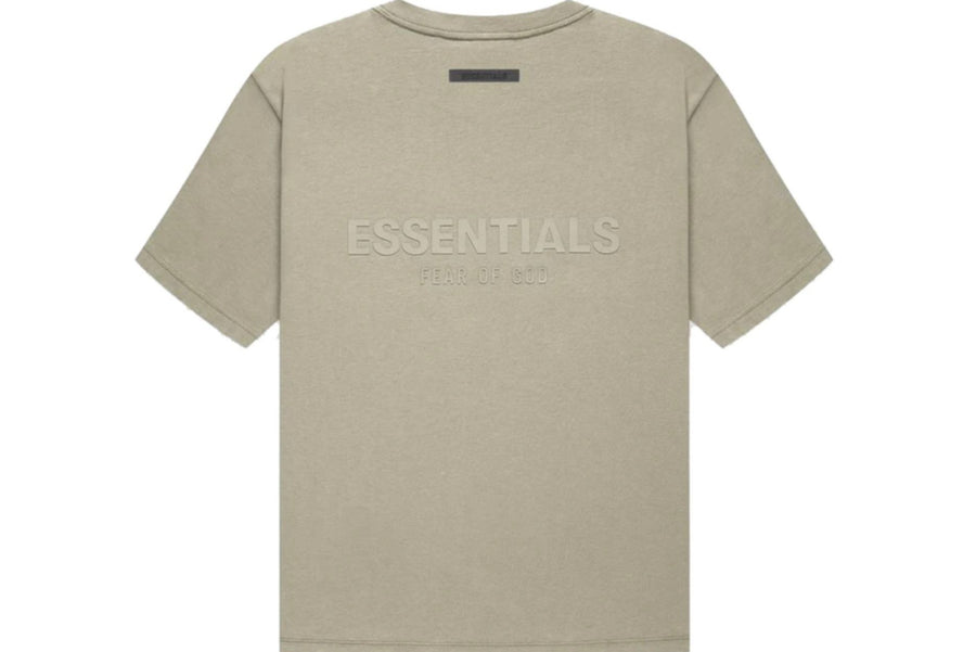 Weekday Jess Denim Jacket in Khaki Green Essentials T-shirt Pistachio