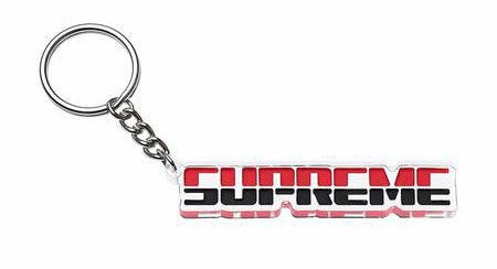 Supreme Embossed Keychain Red/Black