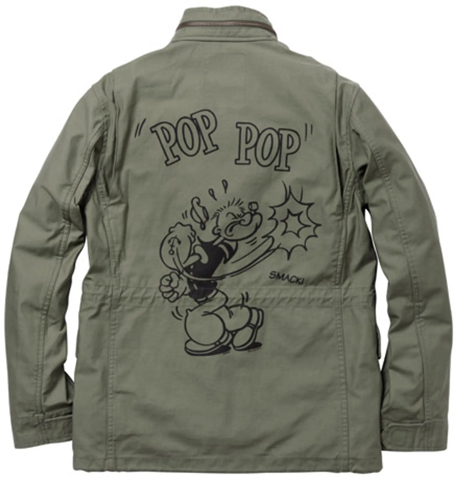 Supreme Popeye M-65 Jacket Olive (WORN)