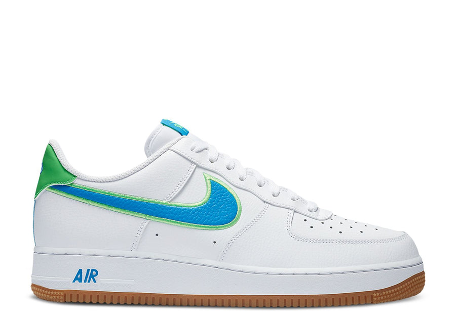 Nike Air Force Low White Poison Green Photo Blue Gum – RIF LA