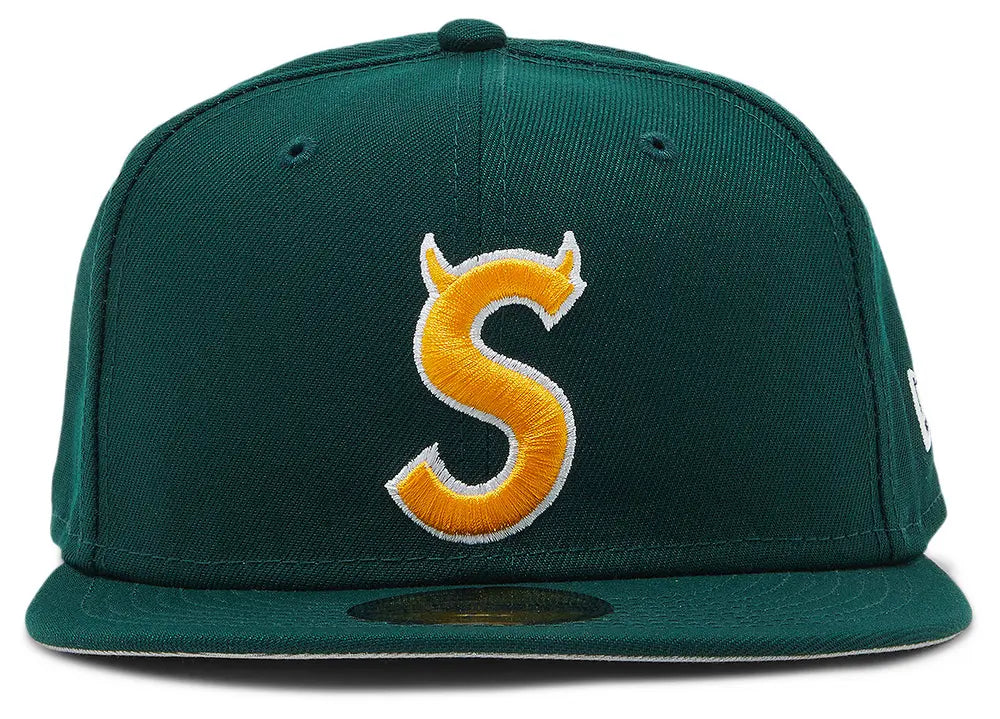 Supreme Devil S Logo New Era Fitted Hat (Green) – RIF LA