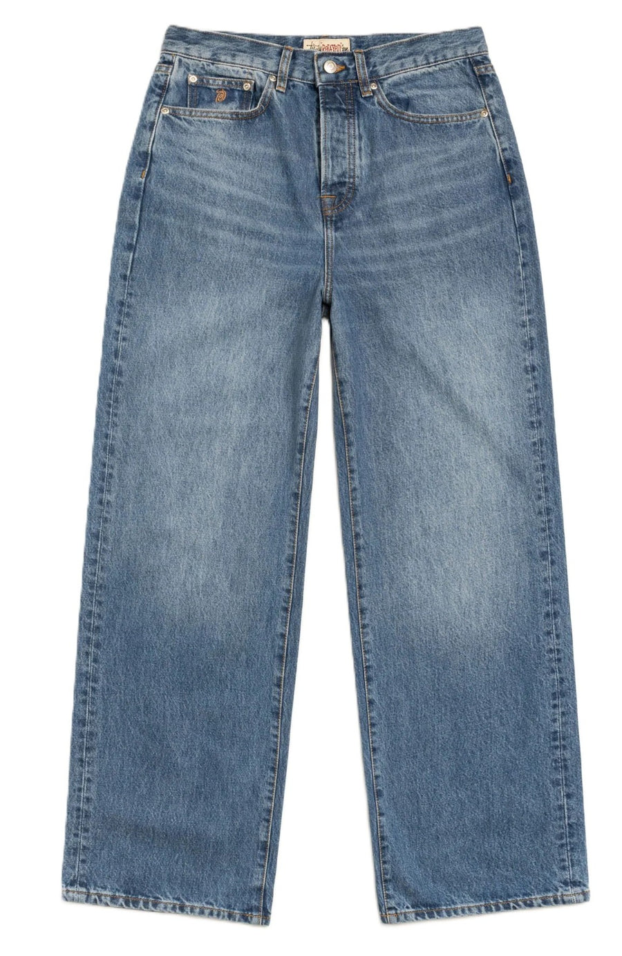 Stussy Relaxed Jeans Denim Pants Medium Blue (WORN) – RIF LA