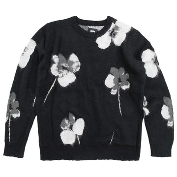 Stussy Poppy Mohair Sweater Black (WORN)