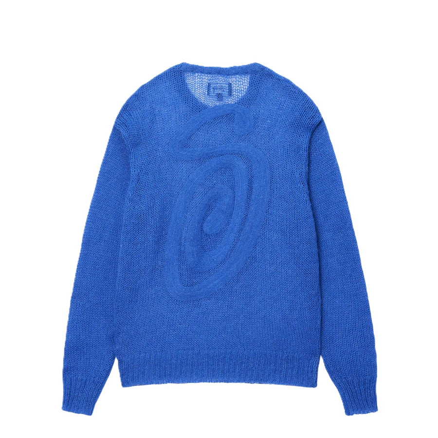 Stussy S Loose Knit Sweater Blue
