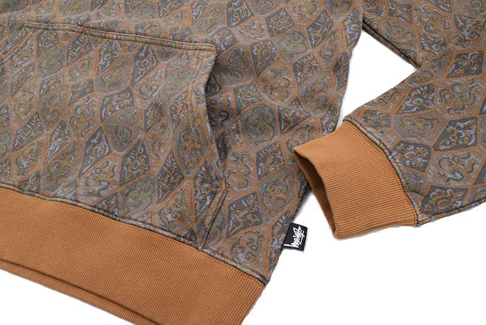 Stussy Marquis Hoodie Brown (WORN)
