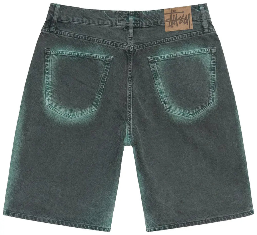 パンツ Stussy Spray Dye Big OL shorts size 30 Stussy Big 'Ol Shorts Spray Dye Black (WORN) – RIF LA