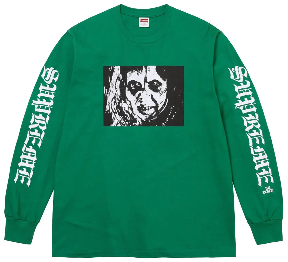 Supreme The Exorcist Mother L/S Tee Green (WORN) – RIF LA