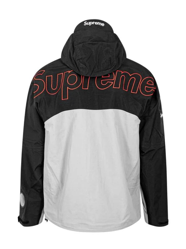 Supreme The North Face Taped Seam Shell Jacket Grey (WORN)