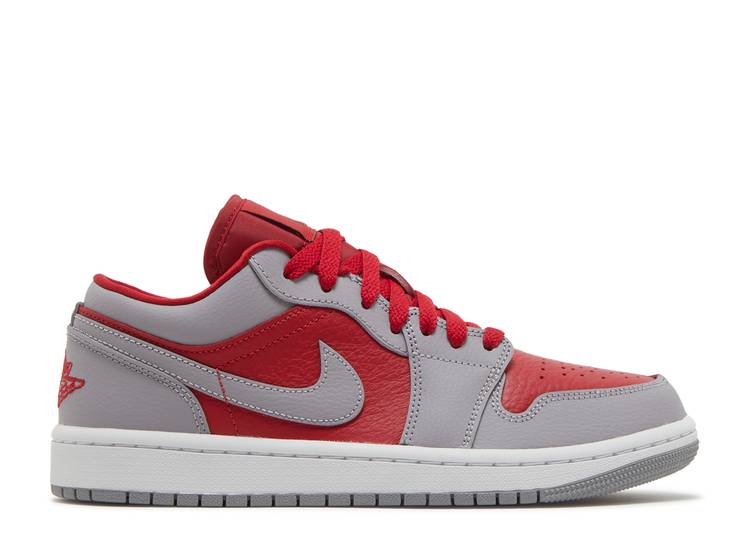Jordan 1 Low SE Homage Split Gym Red Cement Grey (Women's)
