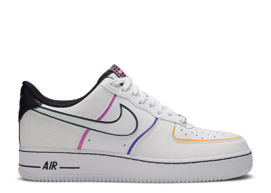 nike air force 1 white university red photo blue black Low Day of the Dead (2019)