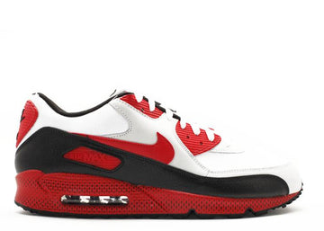Air Max 90 White Sport Red Grey