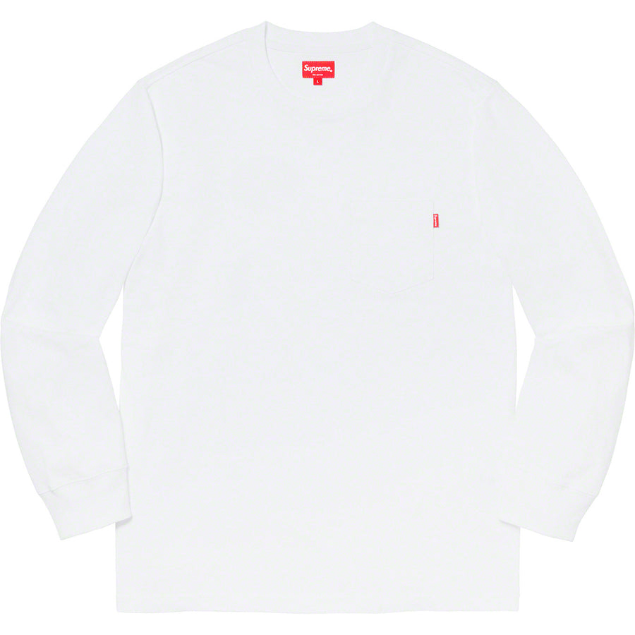 Supreme L/S Pocket Tee White – RIF LA