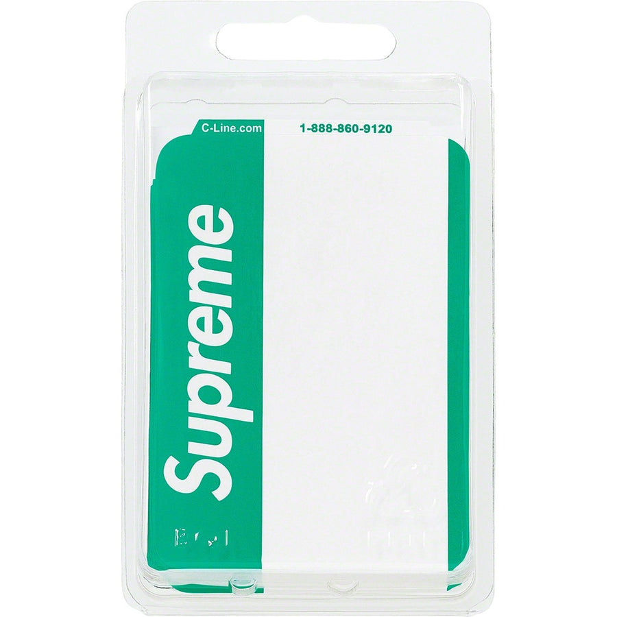 Supreme Name Badge Stickers (Pack of 100) Green