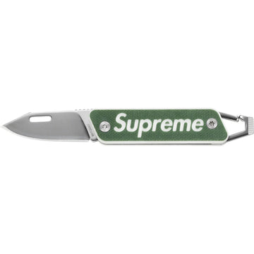 Supreme TRUE Modern Keychain Knife Green