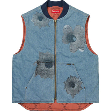 Supreme Nate Lowman Work Vest Denim (WORN)