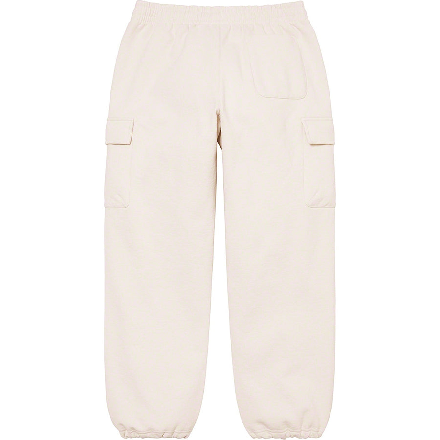 Supreme Small Box Cargo Sweatpant Cream (WORN)
