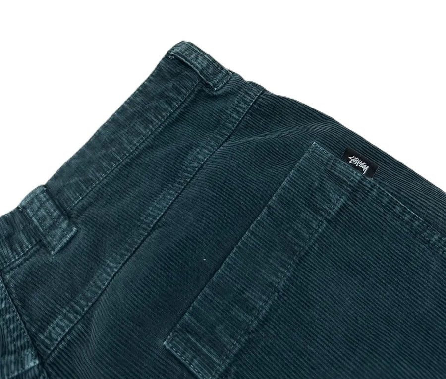 Stussy Corduroy Double Ruck Knee Pant Dark Teal (WORN)