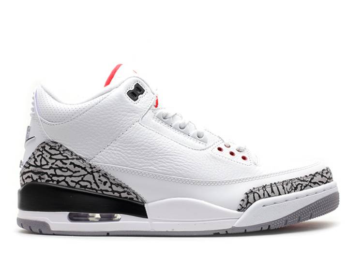 Jordan 3 Retro White Cement '88 Dunk Contest (2013) (WORN)