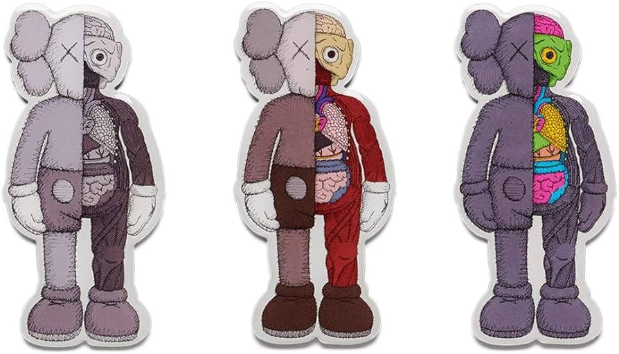 KAWS Dissected Companion Magnet Set Multi (Set of 3)