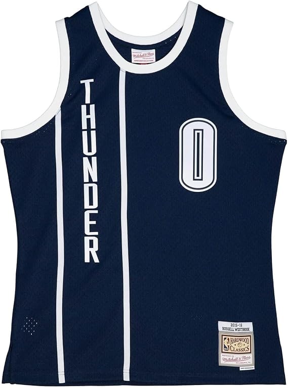 Mitchell & Ness Oklahoma City Thunder Russell Westbrook 2015-2016 Jersey Blue