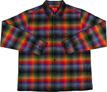 Supreme Plaid Flannel Shirt (SS21) Multicolor (WORN)