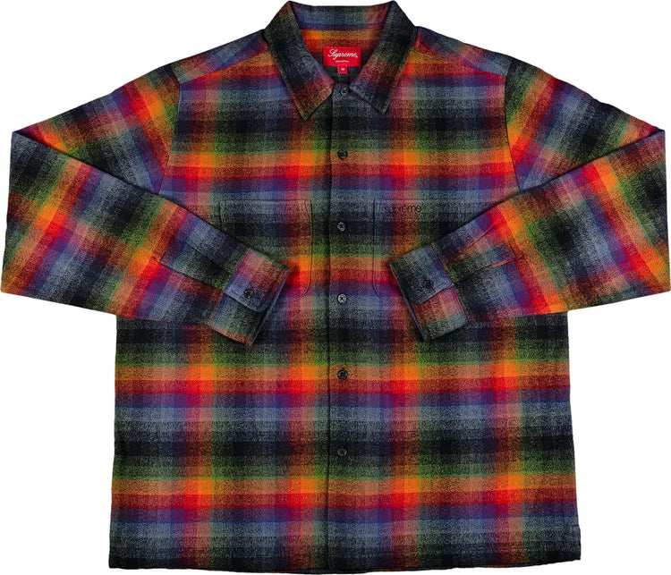 Supreme Plaid Flannel Shirt Multicolor (WORN)