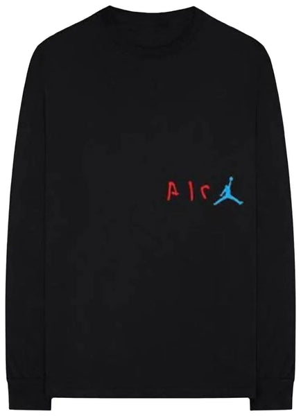 Travis Scott x Jordan Air Cactus Jack L/S Tee Black (WORN) – RIF LA