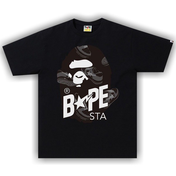 BAPE Random Bape Sta Ape Head Relaxed Tee 'Black' – RIF LA