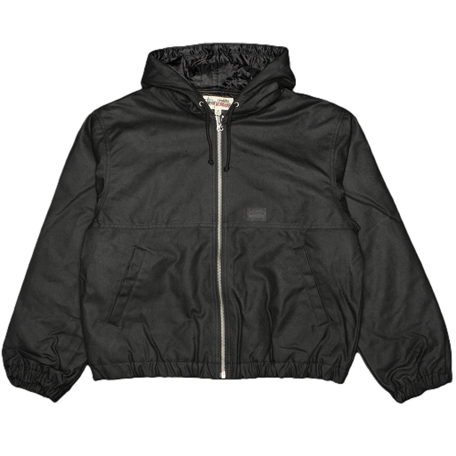 Stussy Wax Cotton Work Jacket Black