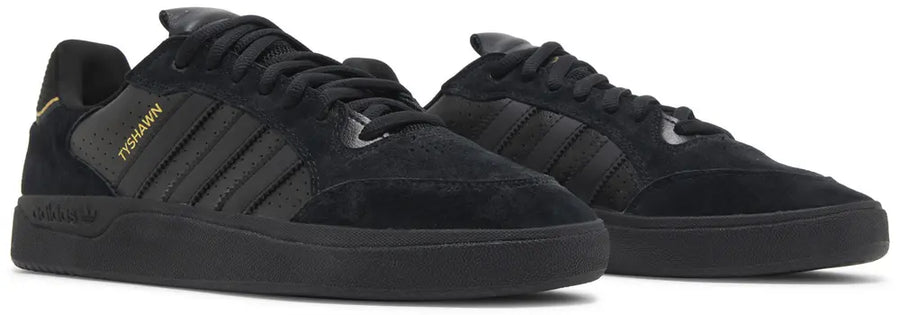 adidas Tyshawn Low Black Metallic Gold F&F
