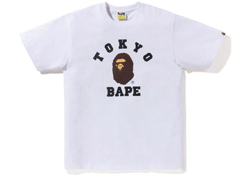 BAPE Tokyo College City Tee White