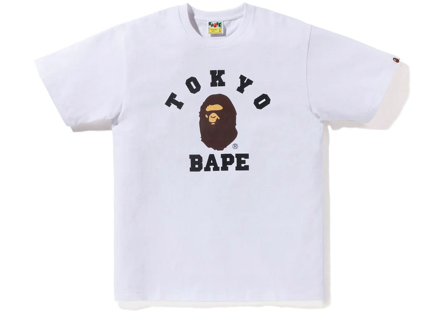 BAPE Tokyo College City Tee White