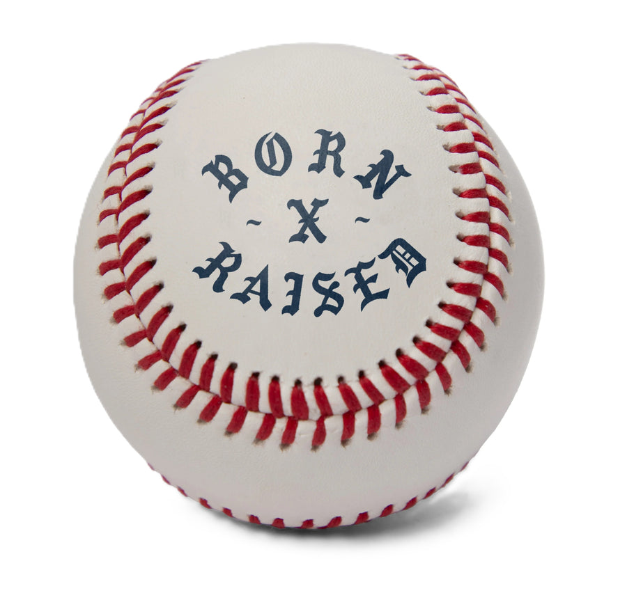 Born X Raised Baseball White