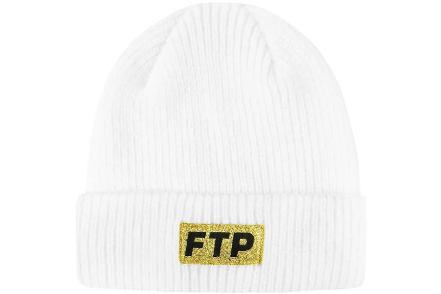 FTP 10 Year Logo Beanie White