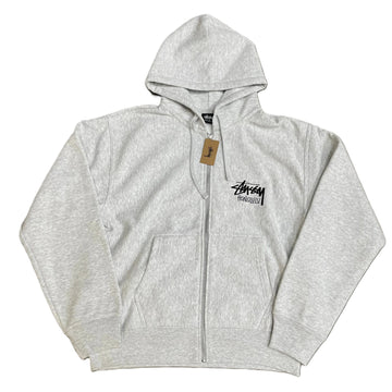Stussy Honolulu Chapter Zip Up Sweater Grey
