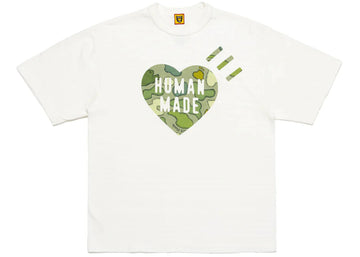 Human Made x KAWS Camo Tee White