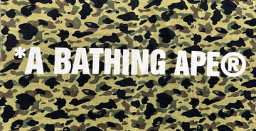 BAPE ABC Camo Sports Towel Green