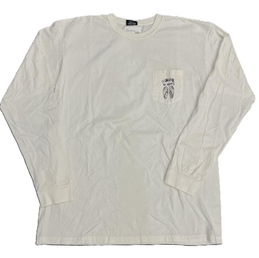 Stussy International Gathering Bali L/S Tee White