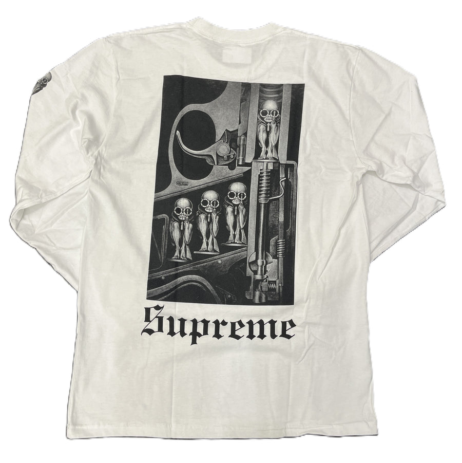 Supreme H.R. Giger L/S Tee White