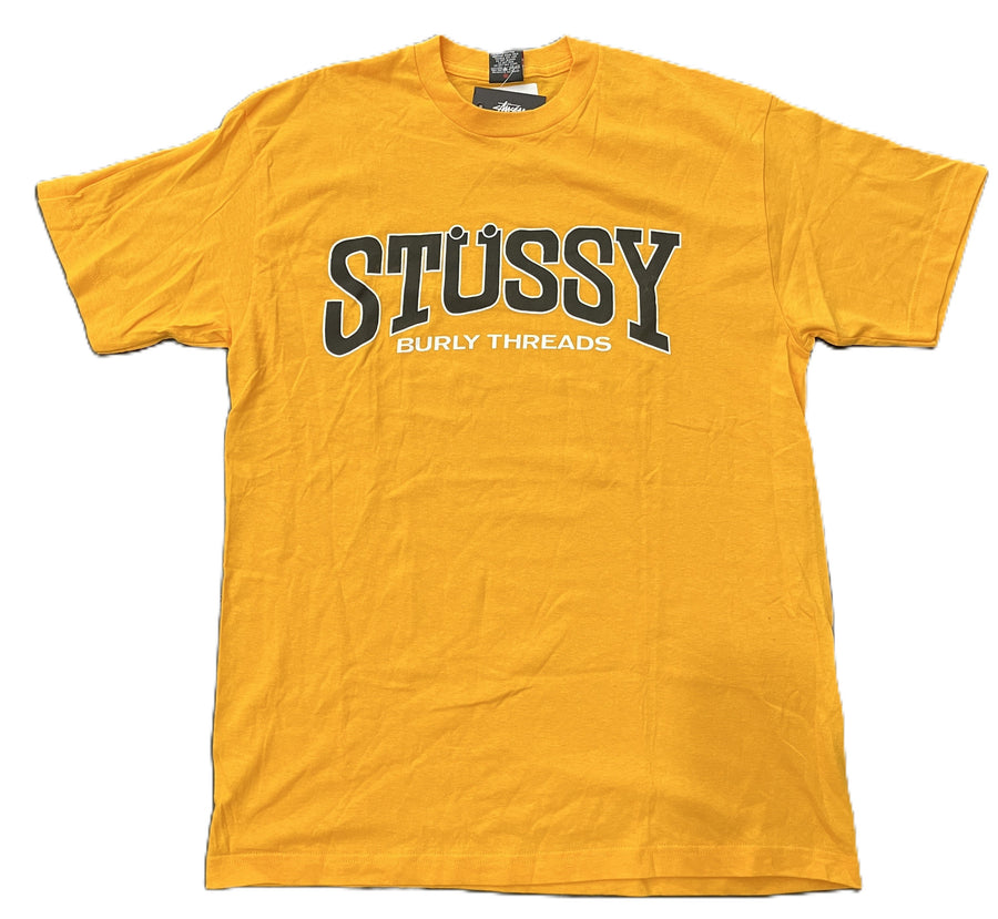 Stussy Vintage Burly Threads Tee Yellow