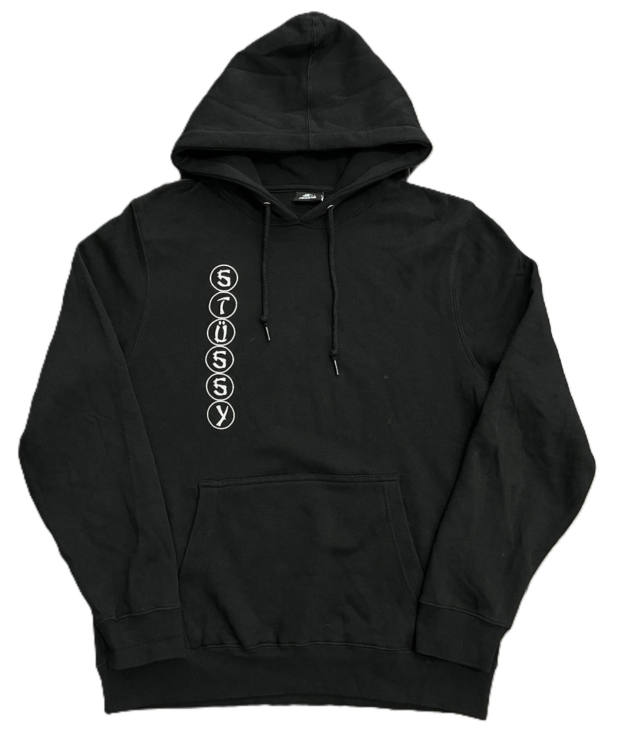 Stussy Yin Yang Skateman Hoodie Black (WORN)
