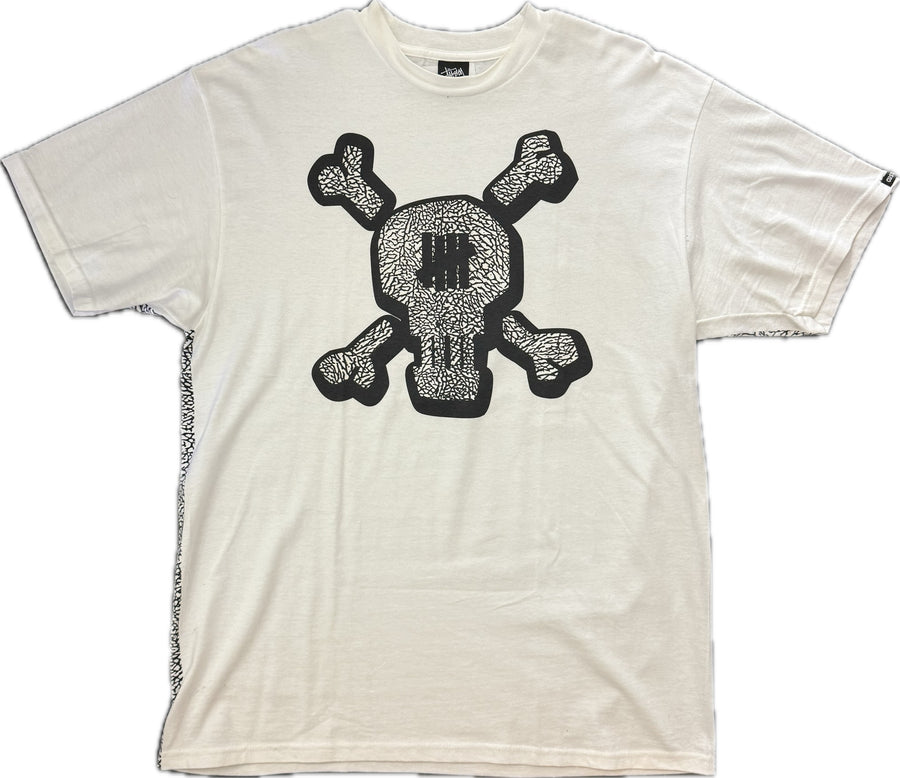 Stussy UNDFTD Skull Tee White (WORN)