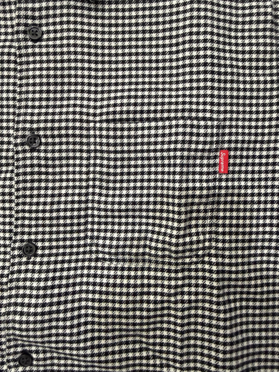 Supreme Houndstooth L/S Flannel Black/White – RIF LA