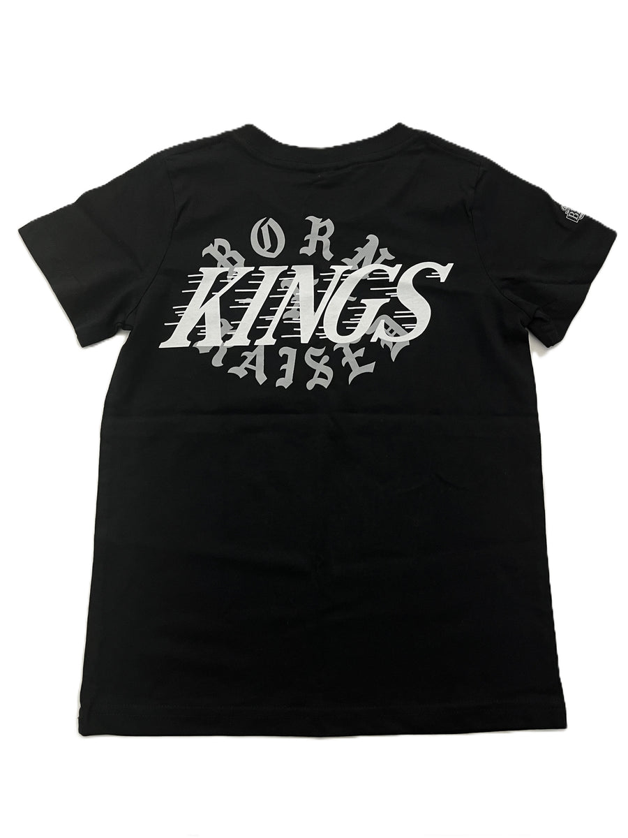 Born X Raised Kids Kings Rocker Tee Black