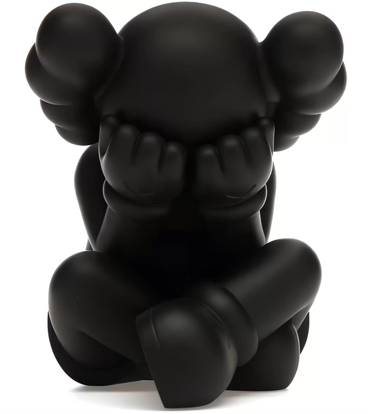 KAWS Seperated Vinyl Figure Black – RIF LA
