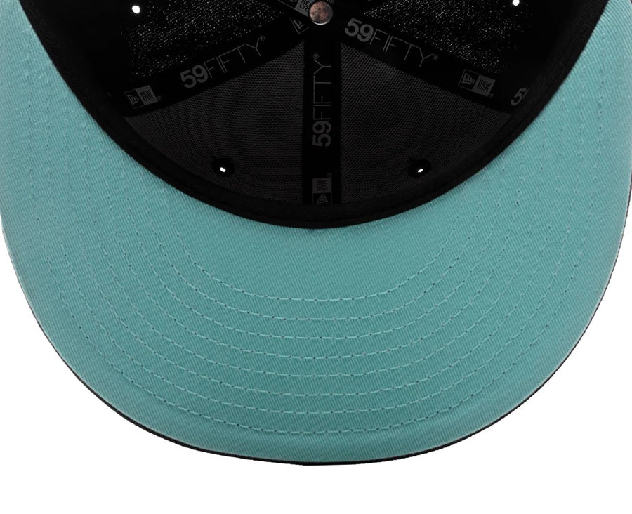 Born x Raised LMB Diablos Rojos Del Mexico Layered Logo New Era Fitted Black